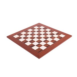 The House of Staunton Standard Traditional Chess Board - 1.875" Square Size (Indian Rosewood and Bird's Eye Maple - Satin Finish)