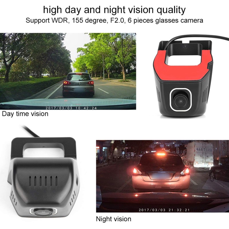 FHD 1080P Dash Cam WiFi Recorder Driving Recorder DVR Dash