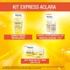Kit Garnier Express Aclara: Serum, Crema y Gel con Vitamina