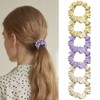 PUSCOBSY Satin Scrunchies Haargummi Damen, Elastische Scrunchie ohne Haarbruch, Klein