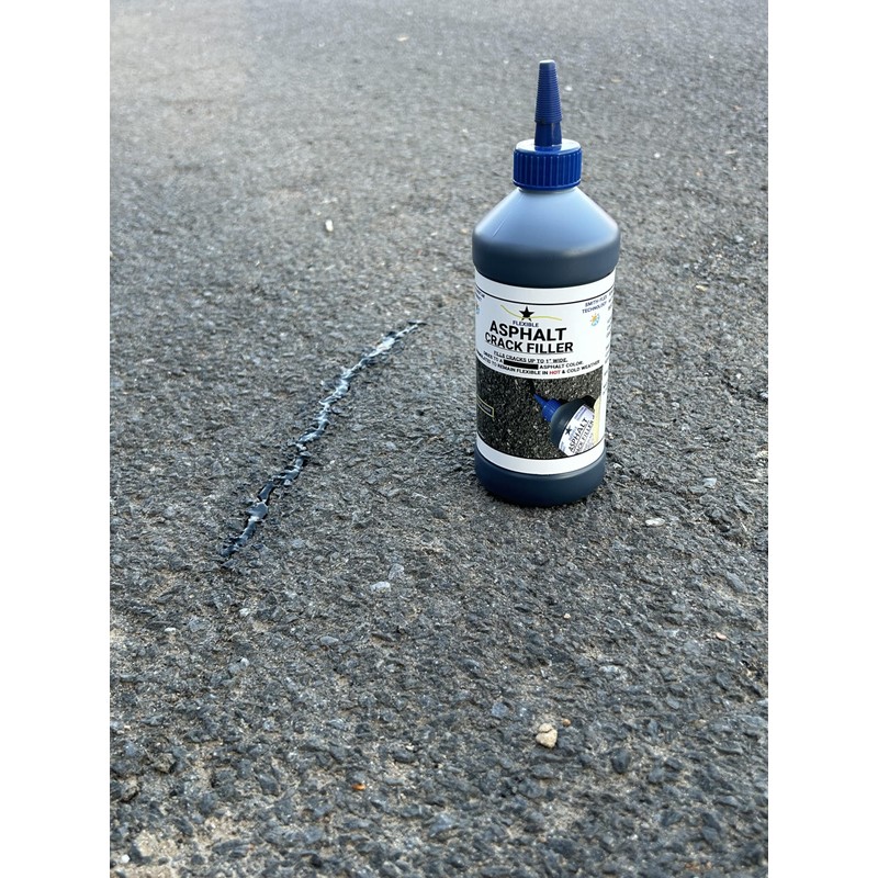 Bluestar Flexible Asphalt Crack Filler, DIY - No Special Tools