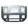 Slate Grey Black and Silver Aftermarket Stereo Radio Double Din