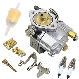 JIK Carburetor w/Air Filter for Harley Davidson Shorty Big Twin or Sportster 11-0420 Super E