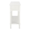 Safavieh Home Collection Allura Distressed White 2-Drawer Bottom Shelf Console