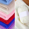 ACESOME 4Pcs Milk Cotton Yarn, Soft Knitting Yarn 4 Balls