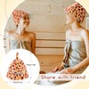 JaGely Sauna Hat Vaporarium Hat Sauna Wool Cap Russian Banya
