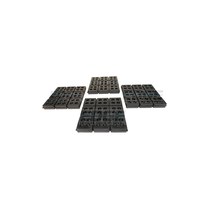 HEAVY DUTY ANTI VIBRATION ISOLATION PADS 6" X 6" X