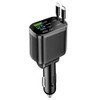 J & R 65W Car Charger, Dual Type-C USB Fast