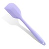 Purple Rubber Spatula for Kitchen Use, 10.8In Silicone Spatulas for