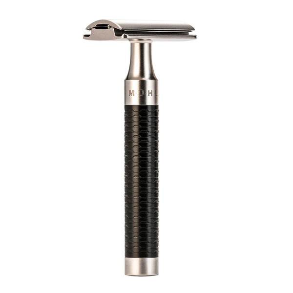 Muhle R96 ROCCA Razor (Double Edged) / Stainless Steel, Black