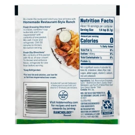 Hidden Valley 3 Packs of Hidden Valley Ranch Restaurant Style Salad Dressing Seasoning Mix 3!