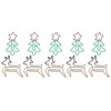 100pcs Paper Clips Lovely Christmas Tree and Deer Shape Metallic