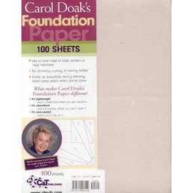 Carol Doak's Foundation Paper by Carol Doak (2004) Paperback