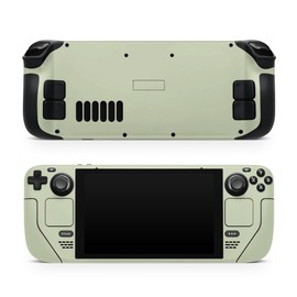 TACKY DESIGN Matcha Green Solid Color Skin Compatible with Steam Deck, Full Wrap Cover, Scratch Resistant Vinyl