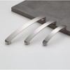 10 x Brushed Nickel Kitchen Door Drawer Pull Handles (128mm)