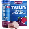 Nuun Sport Electrolyte Tablets with Magnesium, Calcium, Potassium, Chloride &