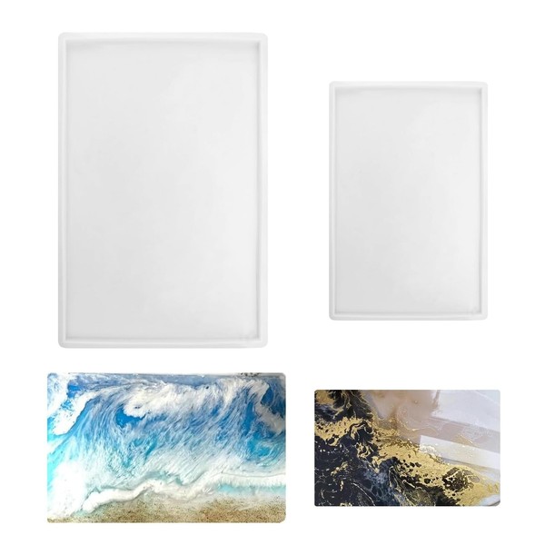Epoxidharz Formen Große Silikonform Tablett Rechteckig Kleine Tray Silikonformen Resin