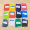 1200 Pieces Coloured Cable Ties, 3mmx100mm Zip Ties, Self-Locking Nylon