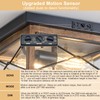 Outdoor Ceiling Light with Motion Sensor, Industrial Farm House Flush