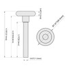 HOME MASTER HARDWARE 2" Nylon Garage Door Rollers 12 Pack,Garage