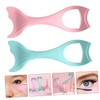 Tofficu 2pcs Eye Makeup Tools Portable Eyeliner Mascara Shield for