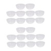 FRCOLOR 60pcs Pvc Facial Mixing Bowls Flexible Stirring Bowls for