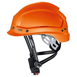 Uvex Pheos Alpine Ventilated Protective Helmet - Construction Helmet or Mountaineering Helmet (Orange)