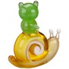 Cute Frog Handmade Glass Craft Snail Ride Frog CYK941