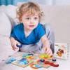 Afufu Wooden Puzzle, Wooden Toys from 1 2 3 Years,