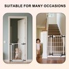 2pcs Baby Gate Banister Adapters, Black No-Drill Mounting Accessories Universal