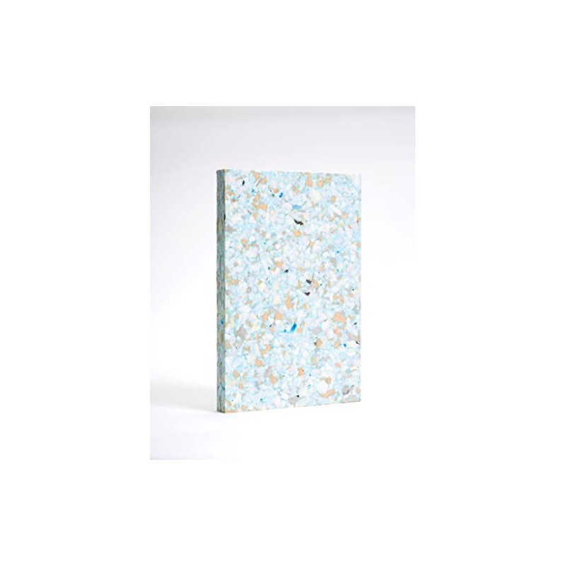 Yogamatters Chipped Foam Half Yoga Block - Lightweight, High Density,