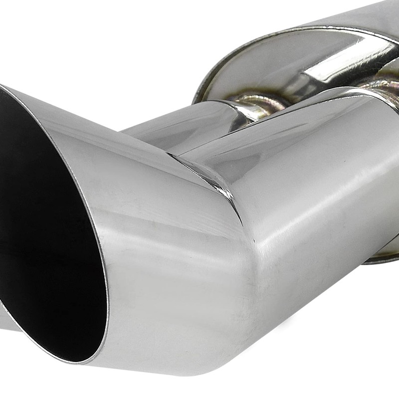 Spec-D Tuning Dual Slant Tip 3" Outlet 2.5" Inlet Stainless