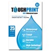 Toughprint A4-Inkjet Waterproof Paper, 25 Sheets High-Definition, Durable, Wipe Clean