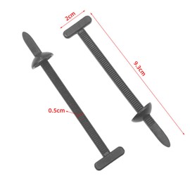 Nylon Universal Cable Tie Buckle, Cable Tie Buckle Zip Ties, 2025 Upgrade Multipurpose Zip Ties Rivet,Heavy Duty Self Locking Nylon Zipties, for Car Daily Auto Fixing (100PCS)