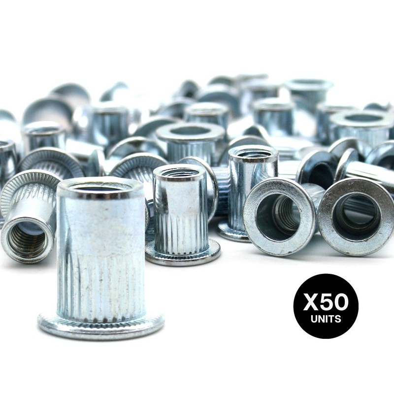 DOJA Industrial M6 Thread Rivets Blind Rivet Nut Pack of