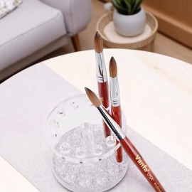 VANFA Acrylic Nail Brush Pure Kolinsky Hair for Acrylic Powder Application (Size #B16 Round)