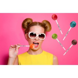 Fruidles Tootsie Roll Pop, Original Wild Berry Flavors, Peanut-Free, Gluten-Free, Individually Wrapped, 5 Flavor Variety Pack (20 Count (1 Pound))