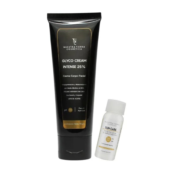 Crema Acido Glicolico 25% Peeling Intensivo Manchas/estrías Momento de aplicación
