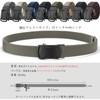 LionVII Belt, Men's, Extendable, Auto Lock, Nylon, Stretchable, No Holes,