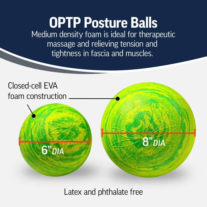OPTP Posture Ball - Foam Roller Balls for Massage, Physical