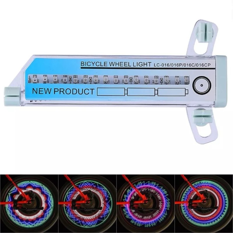 Sayax Luces Para Llantas De Bicicleta 1 Pza. Rayos Ruedas