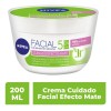 Crema Facial Hidratante NIVEA 5 En 1 Efecto Mate 200ml