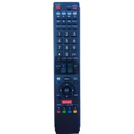 Universal Remote Compatible for Sharp GA935WJSA LC-52LE640U LC90LE657U GA936WJSA GB004WJSA GB005WJSA AQUOS LED LCD HD TV Remote Control