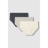 JAJU [JAJU] Women's Modal No-Line Hip Hugger Panty 3-Pack_Lemon