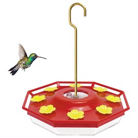Hummingbird Feeder Outdoor Hanging Hummingbird Feeding Tray 8 Feeding Ports 8 Flowers for Bird Supplies