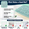ITSOFT Chenille Bath Mat, Non Slip & Absorbent, Machine Washable,