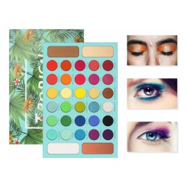 Docolor Eyeshadow Palette, Shimmer Matte 34 Colors Eye Shado
