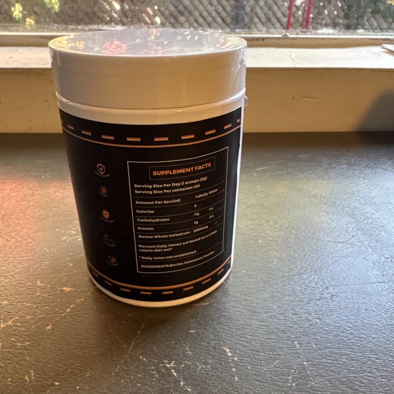 NUTRI ELITE Colostrum NATURAL Dietary Supplement 4.2 Oz