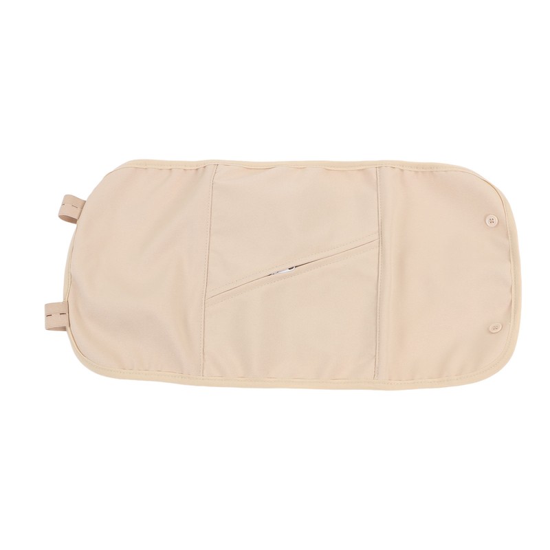 2pcs Castor Oil Stomach Pack Reusable Zipper Pocket Less Mess