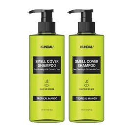 Elumam Kundal All Day Smell Cover Youth Shampoo Tropical Mango 400ml 2pcs / 엘루맘 쿤달 올데이 스멜커버 청소년 샴푸 트로피컬망고 400ml 2개